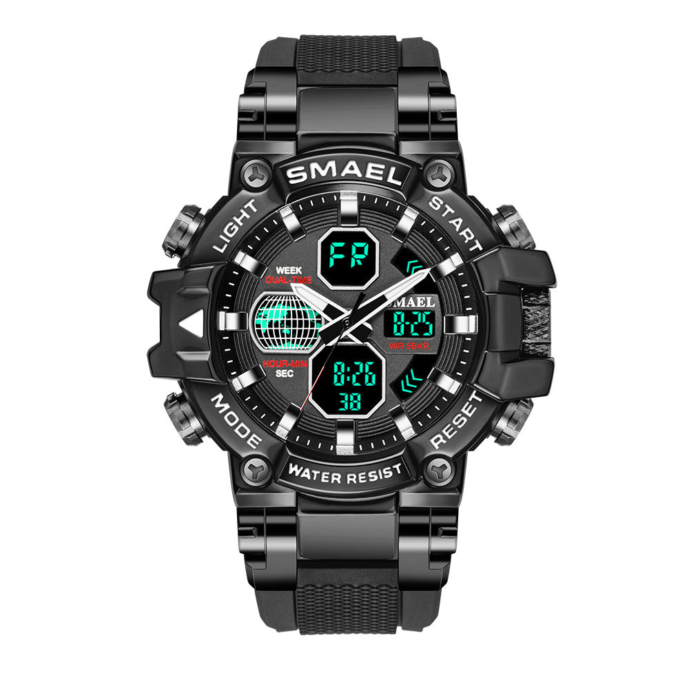 Men’s Sports Fitness Watch With Dual Display