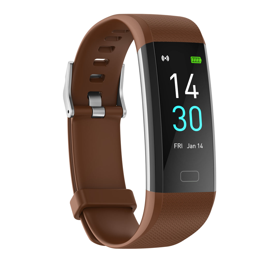 Smart Watch With Heart Rate, Blood Pressure, Steps, And Temperature Tracking