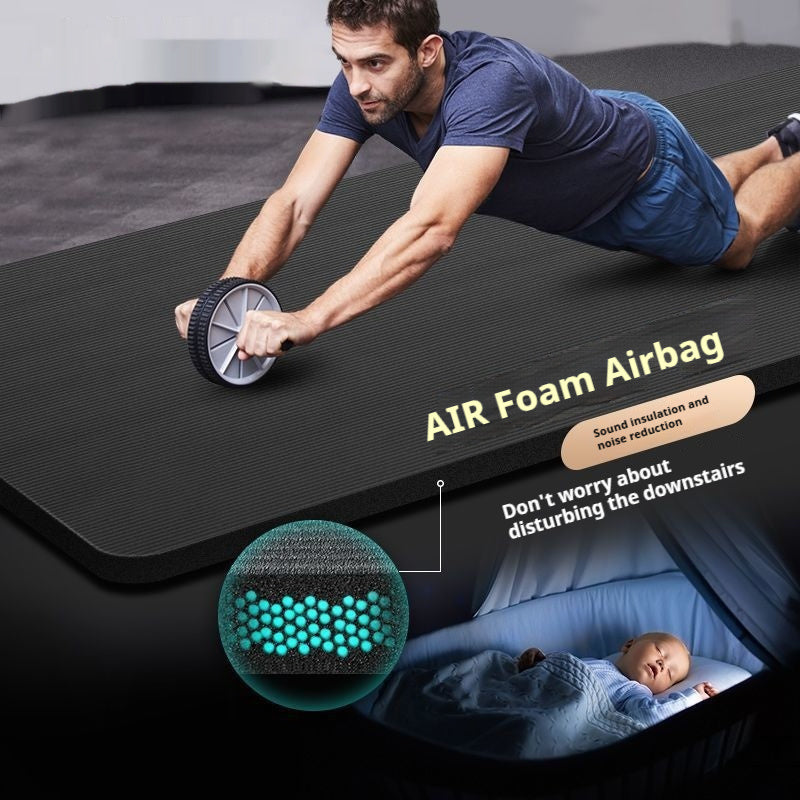 Fitness Yoga Mat For Exercise, Stretching, And Workouts