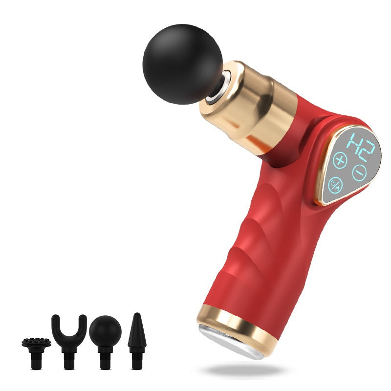Hot Compress Folding Massage Gun For Muscle Relaxation