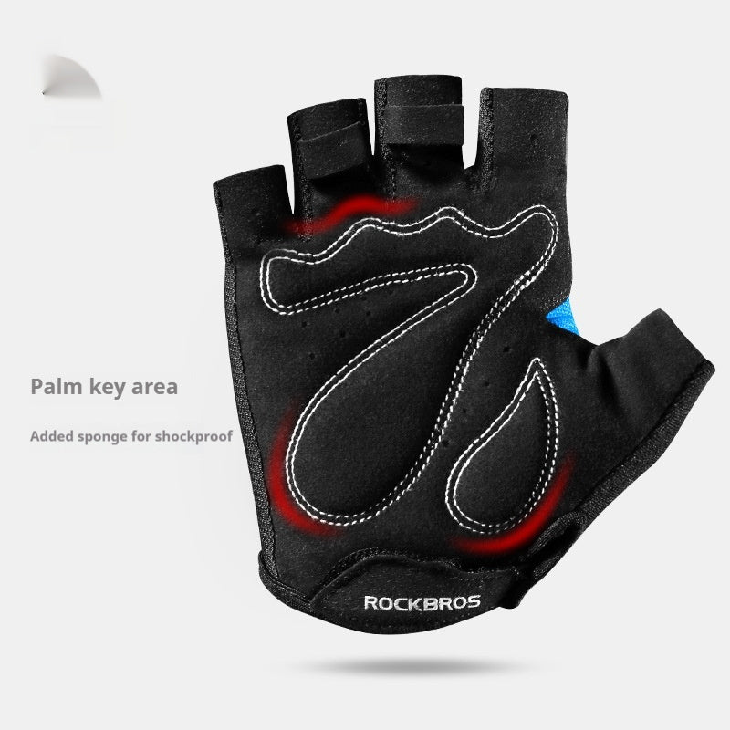 Breathable Half Finger Cycling Gloves Non-Slip Unisex